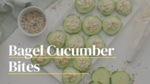 Everything Bagel Cucumber Bites