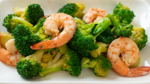 Broccoli & Prawn Sauté